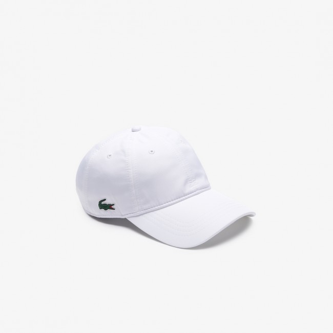 Gorra Lacoste Blanca Logo Lateral Hombre