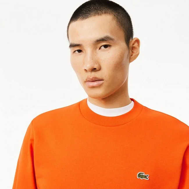 Sudadera Lacoste Naranja Hombre