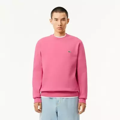 Sudadera Lacoste Hombre Rosa