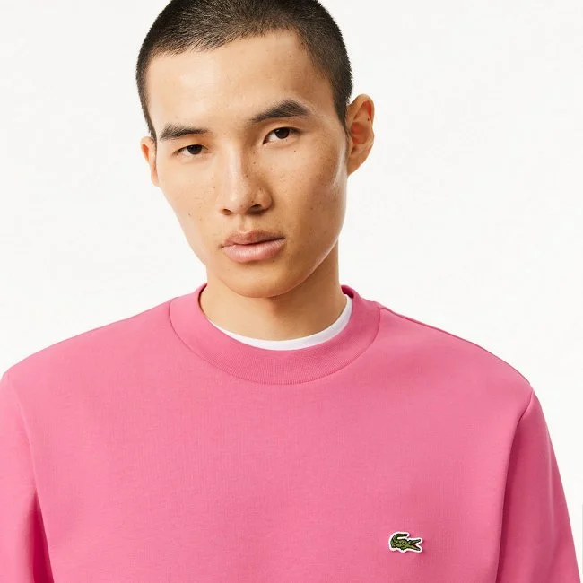 Sudadera Lacoste Rosa Hombre