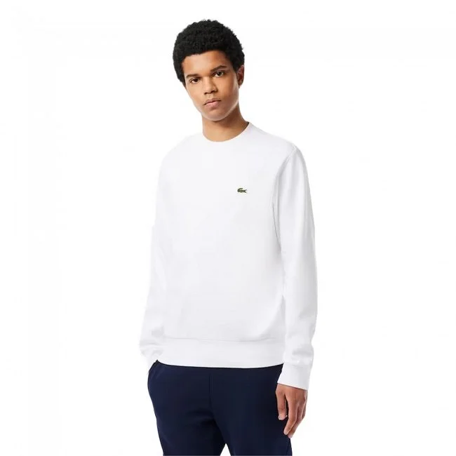 Sudadera Lacoste Blanca Hombre