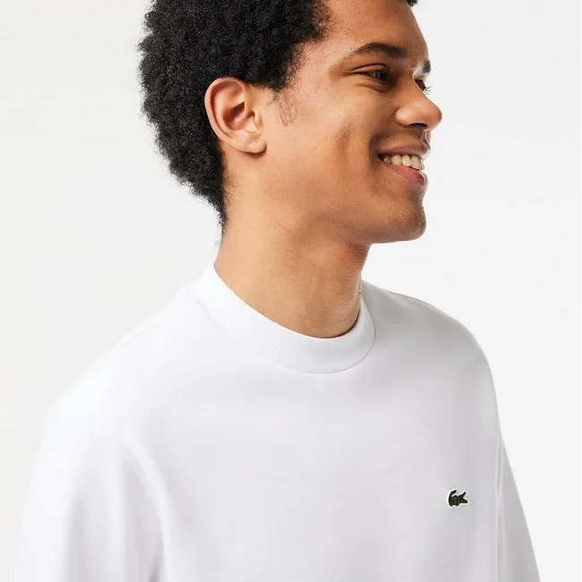 Sudadera Lacoste Blanca Hombre