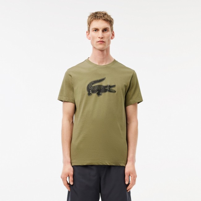 Camiseta Lacoste Hombre Kaki