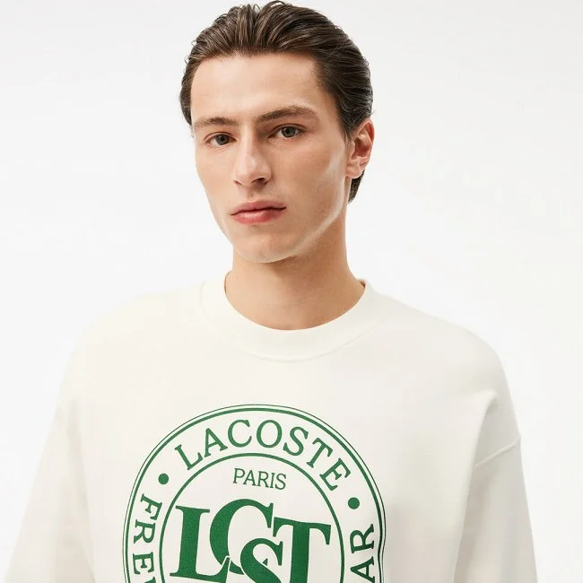 Sudadera Lacoste Blanca