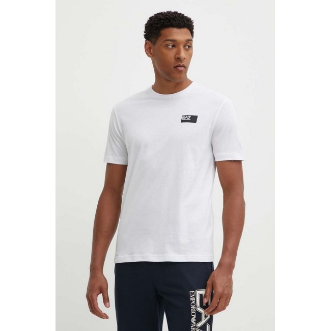 Camiseta Armani Hombre Blanca Ecool