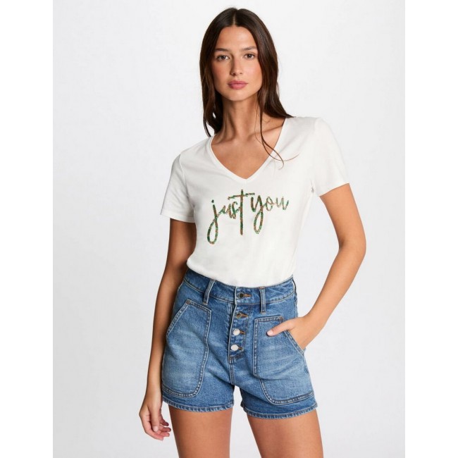 Camiseta Morgan Mujer Blanca