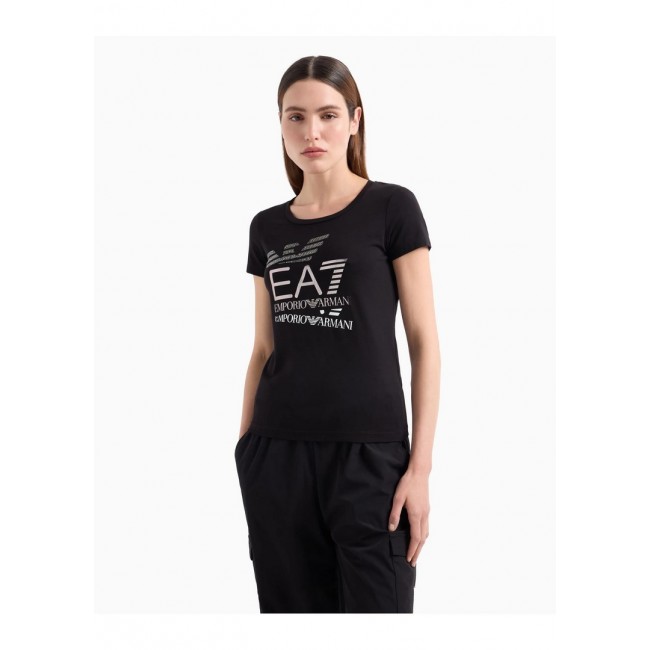 Camiseta Armani Mujer Negra