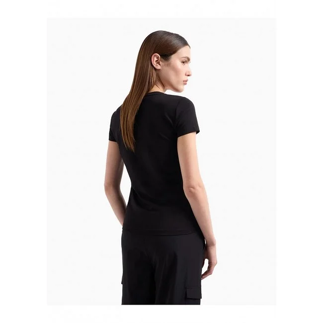 Camiseta Armani Mujer Negra