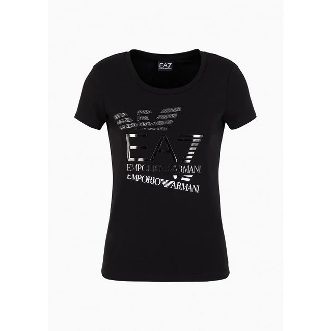 Camiseta Armani Mujer Negra