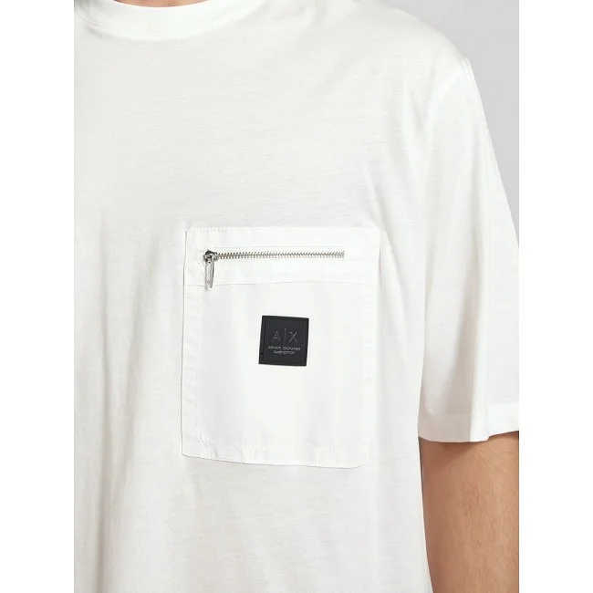 Camiseta Armani Exchange Blanca Hombre