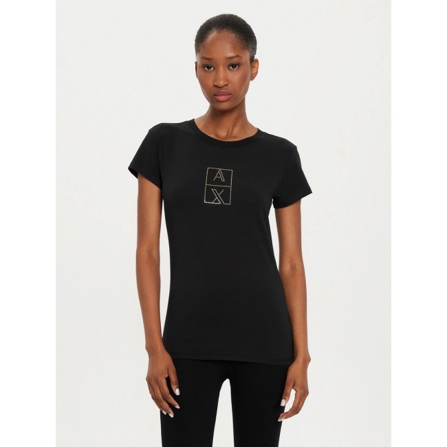 Camiseta Armani Exchange Mujer Negra