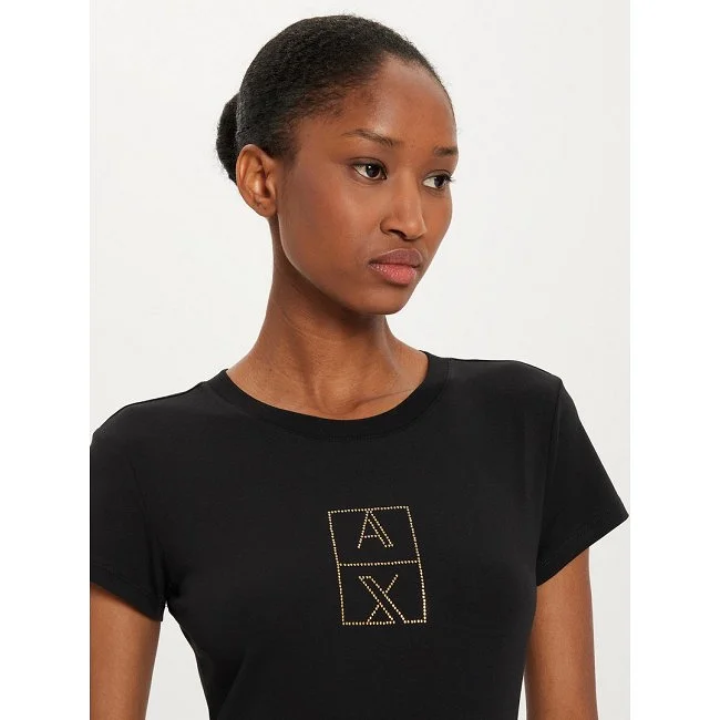 Camiseta Armani Exchange Mujer Negra