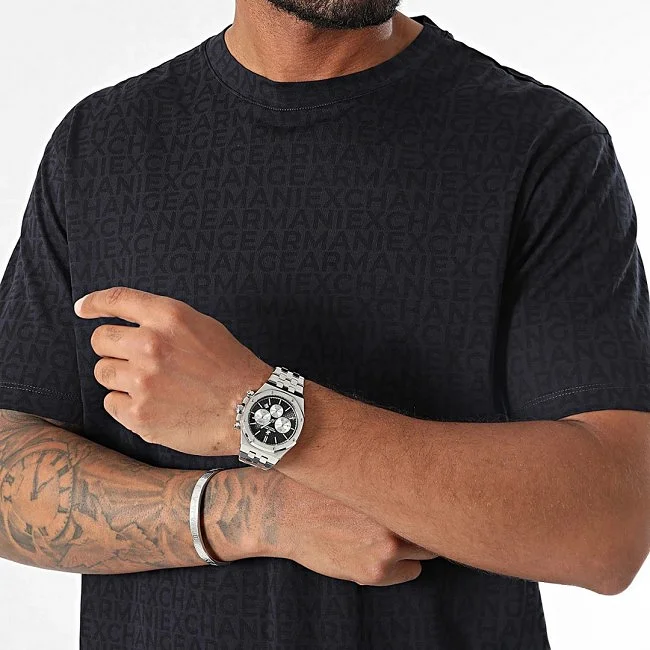 Camiseta Armani Exchange Negra Hombre