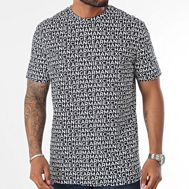 Camiseta Armani Exchange Hombre Negra...