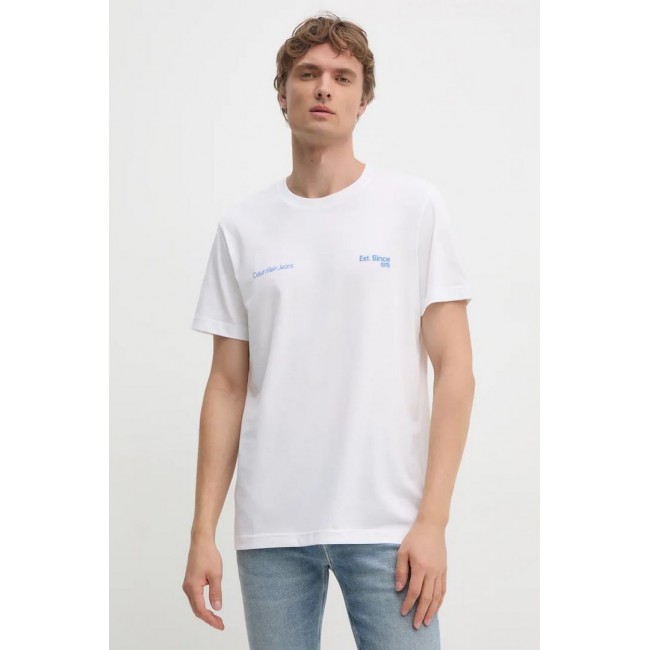 Camiseta Calvin Klein Hombre Blanca