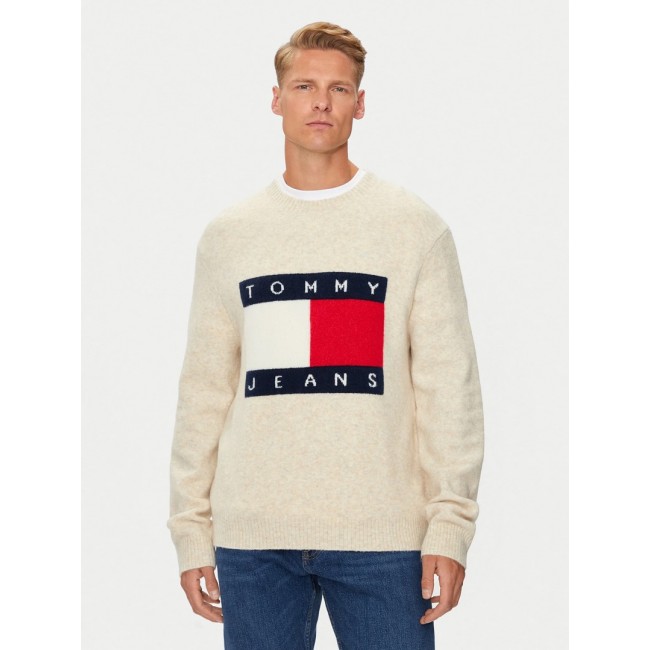 Jersey Tommy Hilfiger Hombre Crema