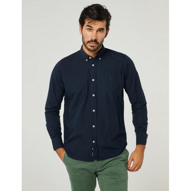 Camisa El Pulpo Hombre Azul Marino