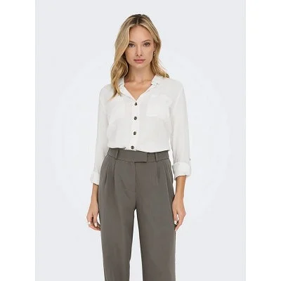 Camisa Only Mujer Blanca