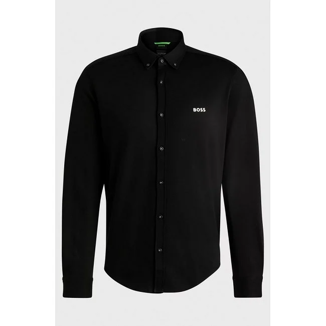 Camisa Boss Hombre Negra