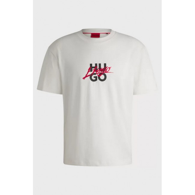 Camiseta Hugo Hombre Blanca