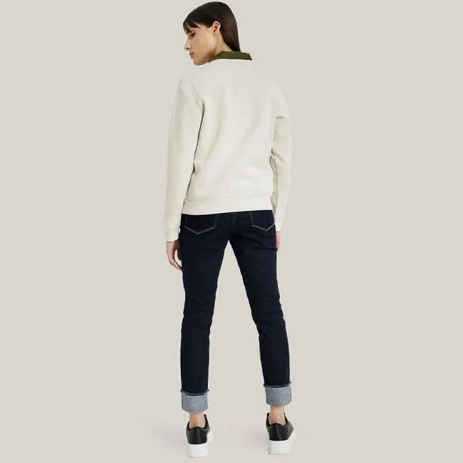 Sudadera Tommy Hilfiger Beige Mujer