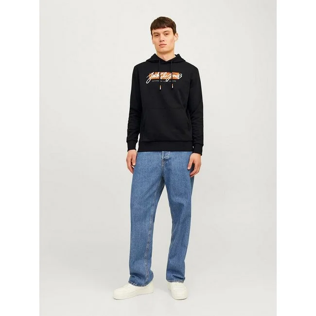 Sudadera Jack & Jones Negra y Naranja... Sudadera Jack & Jones Negra y Naranja...