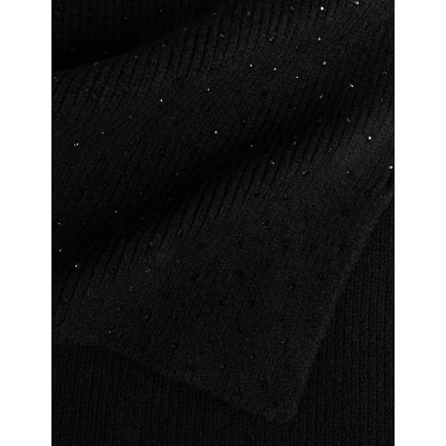 Bufanda Morgan Negra Mujer