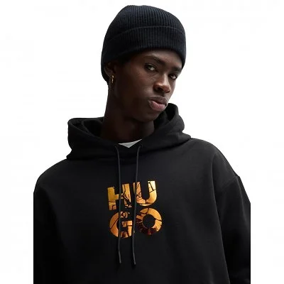 Sudadera Hugo Negra Hombre 2