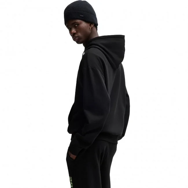 Sudadera Hugo Negra Hombre