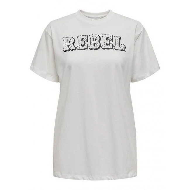 Camiseta ONLY Blanca Mujer