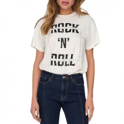 Camiseta Only Blanca Mujer... 2