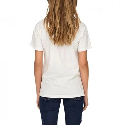 Camiseta Only Blanca Mujer 2
