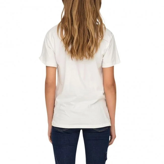 Camiseta ONLY Blanca Mujer