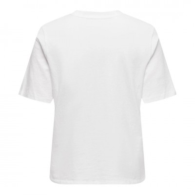 Camiseta Only Blanca Mujer... 2