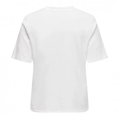 Camiseta Only Blanca Mujer... 2