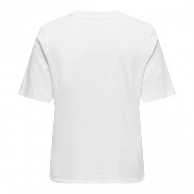 Camiseta ONLY Blanca Mujer