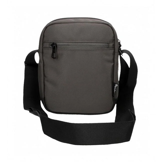 Bandolera Pepe Jeans Negra y Gris Hombre