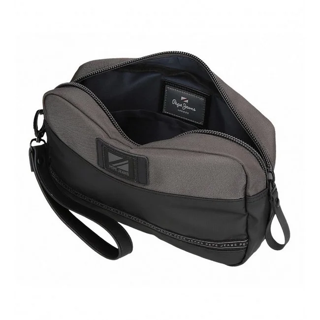 Neceser Pepe Jeans Negro y Gris Hombre