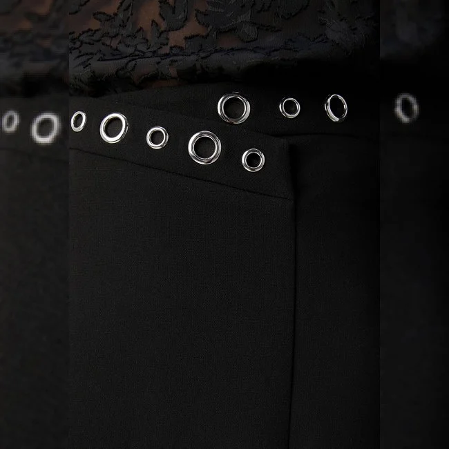 Falda Morgan Negra Mujer