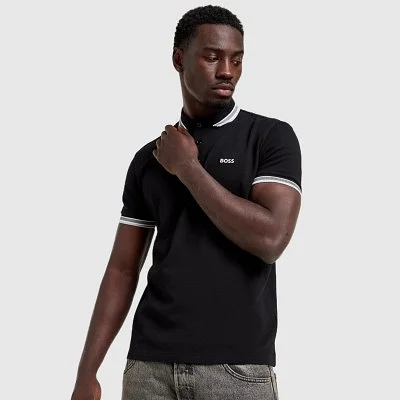 Polo Boss Negro Hombre