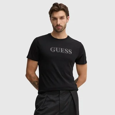 Camiseta Guess Negra Logo...