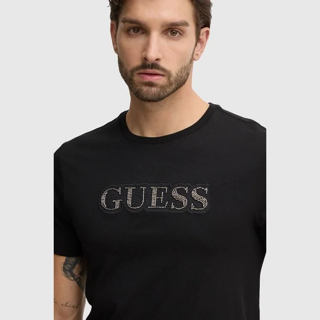 Camiseta Guess Negra Hombre