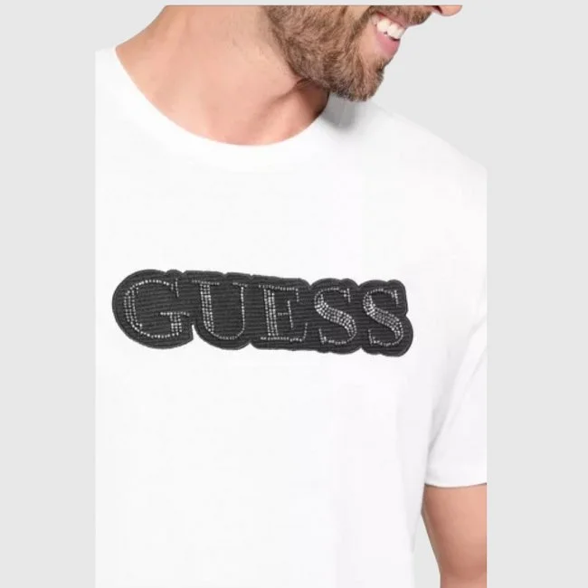 Camiseta Guess Blanca Hombre Camiseta Guess Blanca Hombre