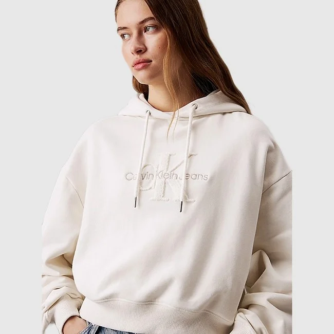Sudadera Calvin Klein Beige Mujer