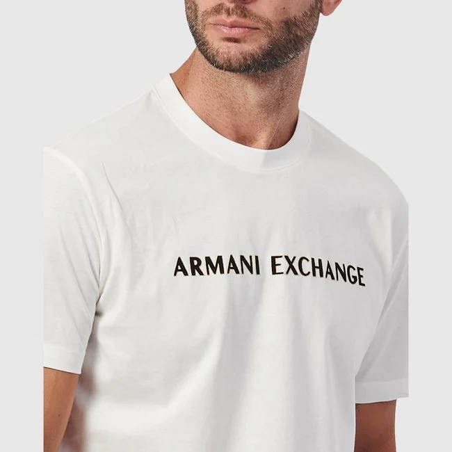 Camiseta Armani Exchange Blanca Hombre
