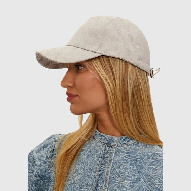 Gorra Guess Blanca Mujer