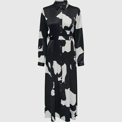 Vestido Only Blanco y Negro...