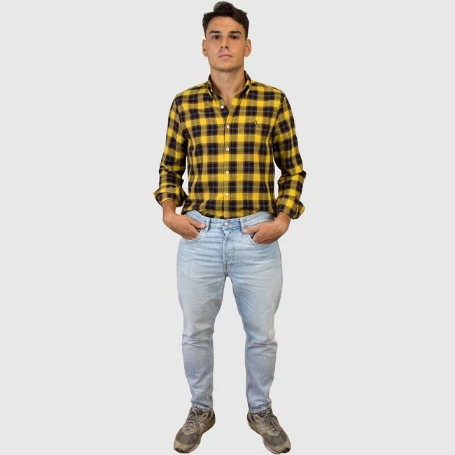 Camisa Patadegayo Cuadros Hombre