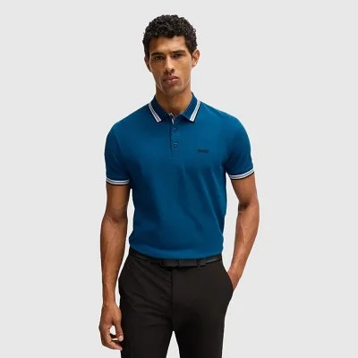 Polo Boss Azul Marino Hombre