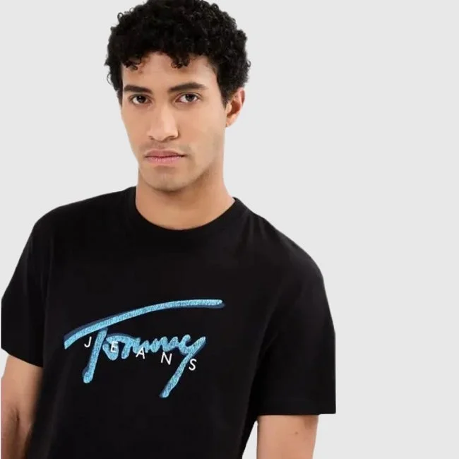 Camiseta Tommy Hilfiger Negra Hombre